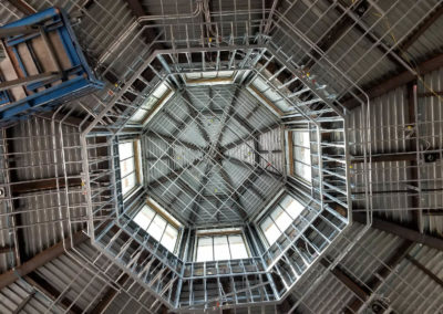 Structure framing of church building