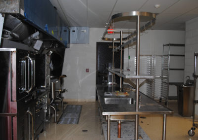 Cafeteria kitchen and equipment